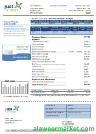 Just Energy utility business bill,  SCR